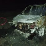 Un auto fue devorado por las llamas en la zona rural de Urdinarrain