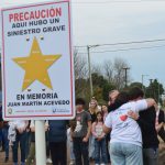 Juan Martín Acevedo tiene su estrella amarilla en su memoria y pedir por conciencia vial
